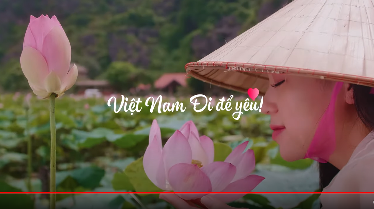 Chính thức ra mắt clip quảng bá du lịch với chủ đề “Việt Nam: Đi Để Yêu! - Về với Ninh Bình”. (Nguồn ảnh: chụp lại từ Youtube)
